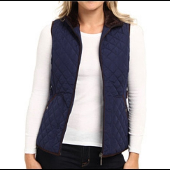 WEATHERPROOF | faux fur quilted vest - Picture 1 of 12